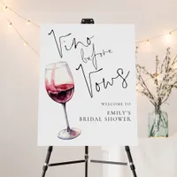 Vino Before Vows Welcome to Bridal Shower Foam Board