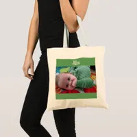 Personalized Photo and Name Tote Bag