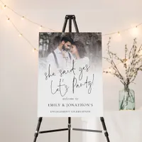 She Said Yes Photo Welcome Engagement Party Foam Board
