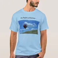 T-shirt - Balloon over hills