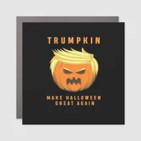 Trumpkin Make Halloween Great Again Fitted Car Magnet