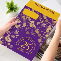 Purple & Gold School College Class Reunion Envelope Mailers