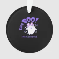 Baby Boo Sweet Toddler Halloween Design Ornament