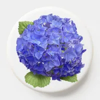 Blue Hydrangea Flower Botanical Art PopSocket