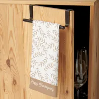 Happy Thanksgiving Fall Leaf Kitchen Towel