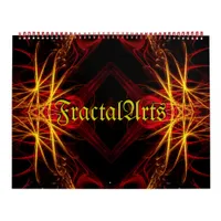 Fractal Artistry 12-Months Calendar