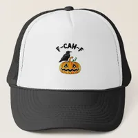 Funny Gothic Crow Humor F-Caw-F Essential Trucker Hat