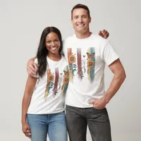 Boho Brushstroke Design T-Shirt