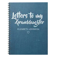 Letters to My Granddaughter Keepsake Journal