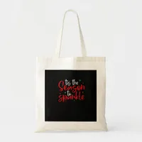 Tis Season To Sparkle Novelty Funny Christmas Tote Bag