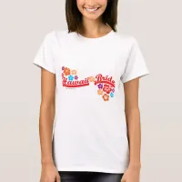 Cute Hawaii Bride Destination Wedding Logo T-Shirt