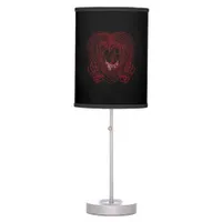 Crying Heart In Red  - Skeleton Hands Hearts Table Lamp