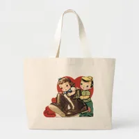 Do I Want You To Be My Valentine? Large Tote Bag