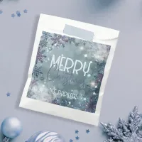 Merry Christmas Magical Winter Wonderland Favor Bag