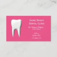 Dental businesscards with appointment card