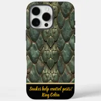 Vibrant, intricate snakeskin patterns iPhone 16 pro max case