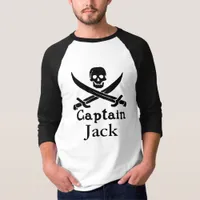 Personalized Pirate Captain T-Shirt