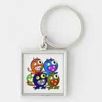 Halloween Monster Friends Keychain