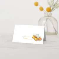 Sunflower Wedding Place Card