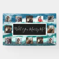 Will You Marry Me Proposal Banner with Photos