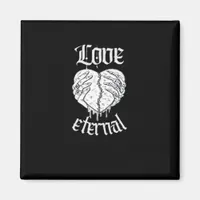 Gothic Skeleton Heart Valentine Classic Design Magnet
