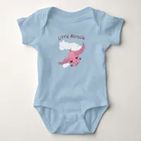 Flying Pig Baby Bodysuit