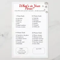 What’s in Your Purse? Bridal or Baby Shower Game
