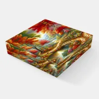 Enchanted Fantasy Autumn Forest Pathway | Paperweight