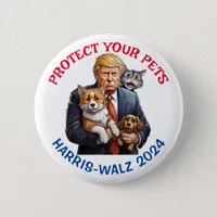 Protect your Pets | Vote for Kamala Button