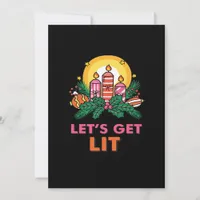 Let's Get Lit  Holiday Card
