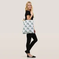 Watercolor Rainbow Pattern Tote Bag