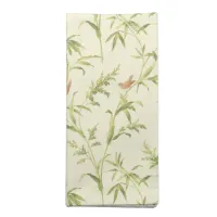 Delicate Greenery Cream n Blush Botanical Pattern Cloth Napkin