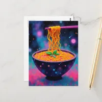 Colorful Fantasy Ramen Postcard