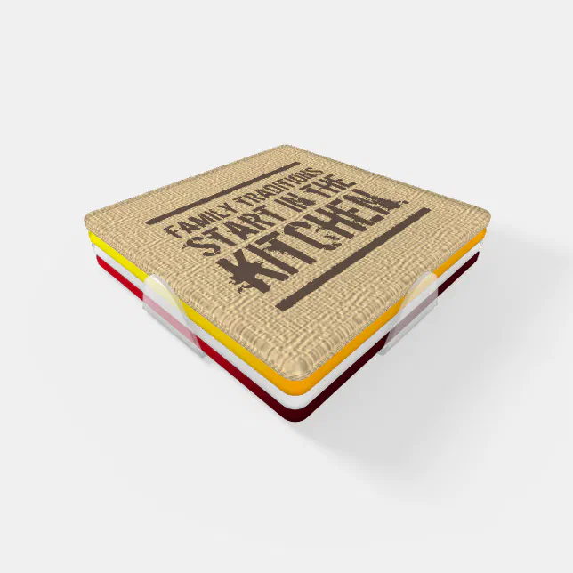 Inspirational Funny Kitschy Kitchen Humor Coaster Set