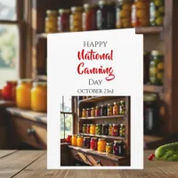 Happy National Canning Day | Oct 23rd Card