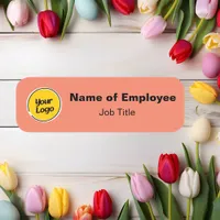Multi Color Employee Magnetic Or Safety Pin Name Tag