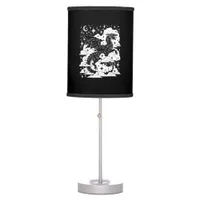 Academia Fantasy  Book Lover Bookish Goblincore Table Lamp