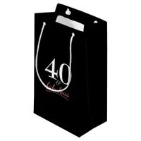 40 and Fabulous Birthday Small Gift Bag