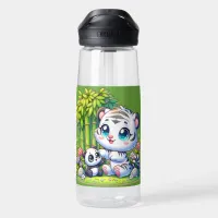 Cartoon Tiger & Panda | Water Bottle