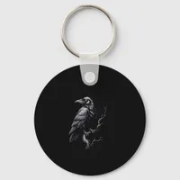 Crow, F-Caw-F Funny Bird Classic Cool Keychain