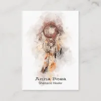 *~* Tribal Shamanic Dream Catcher Sacred Shaman Business Card