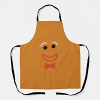 Epic Gingerbread Man Face Fun Cookie Christmas Apron