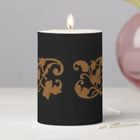 Vintage Romantic Steampunk Fairytale Pillar Candle