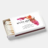 We've Moved Watercolor Florida New Home Matchboxes