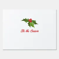 Merry Christmas Mistletoe Sign