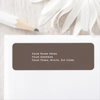 Modern Tree Bark Wedding Label