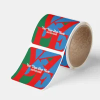 RETRO VAPE  SQUARE STICKER