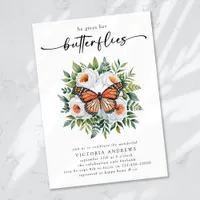 He Gives Her Butterflies Bridal Shower Invitation