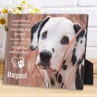 Dog Memorial Gift - Pet Loss Remembrance Keepsake Plaque