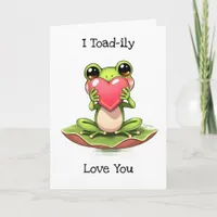 I Love You | Valentine's Day  Chibi Toad Card